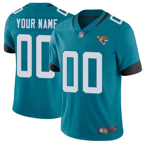 Limited Teal Green Men Alternate Jersey NFL Customized Football Jacksonville Jaguars Vapor Untouchable